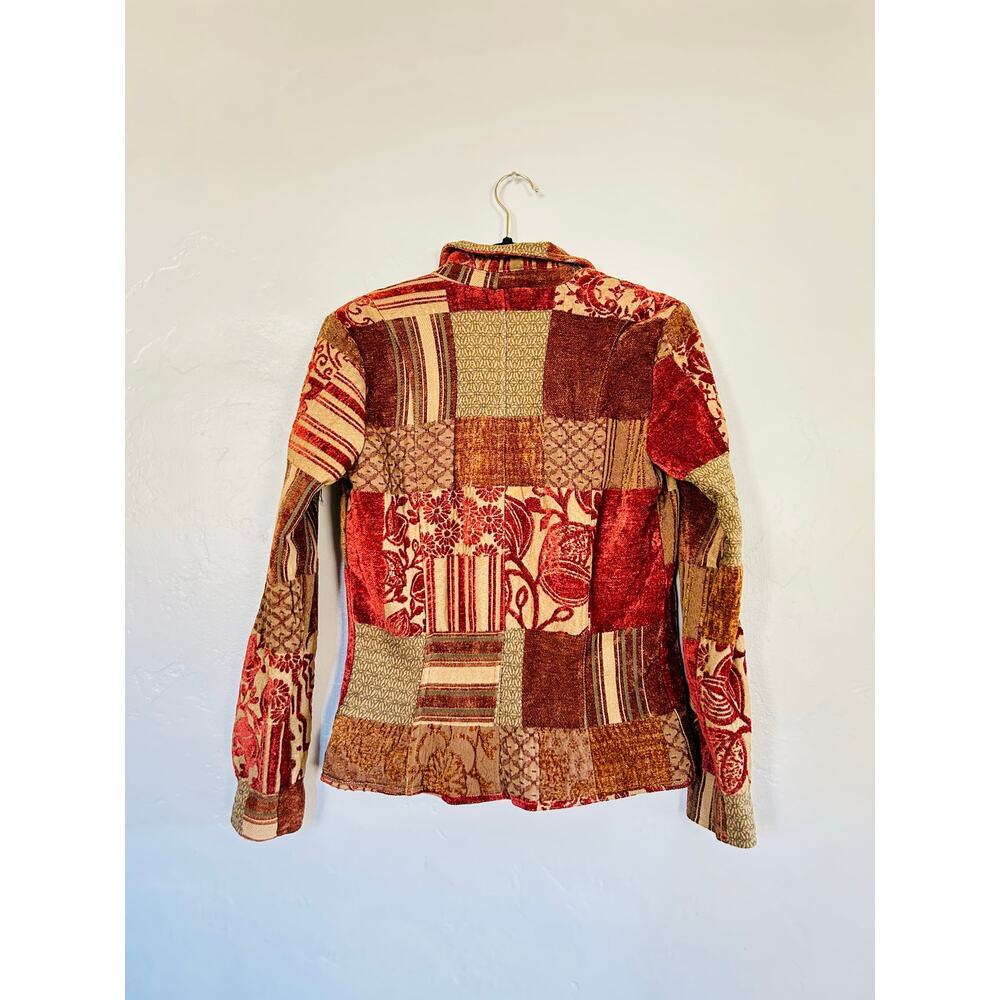Vintage Patchwork Blazer - Picture 3 of 3
